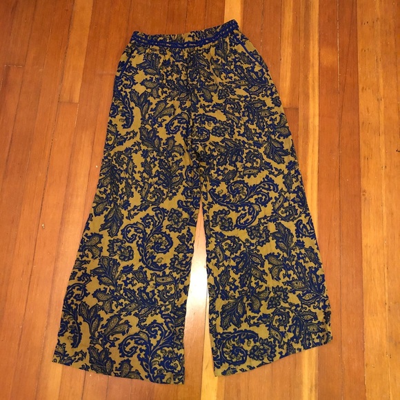 Anthroplogie hei hei wide legged patterned pants - Picture 4 of 6
